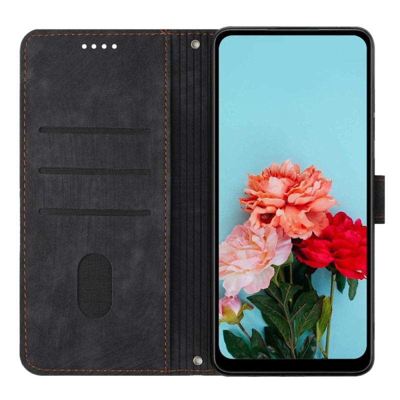 Etui Folio Do Sony Xperia 10 Vi Linie Paska