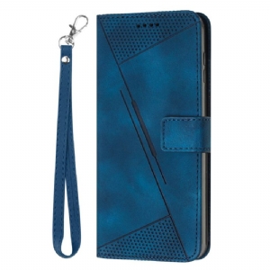 Etui Folio Do Sony Xperia 10 Vi Trójkąt Paska