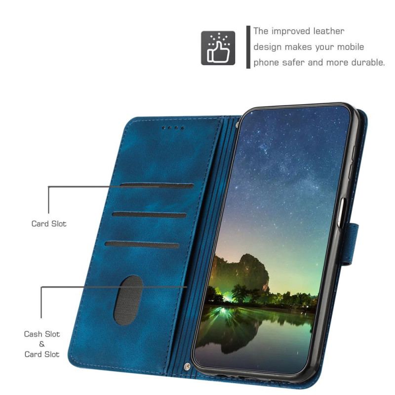 Etui Folio Do Sony Xperia 10 Vi Trójkąt Paska