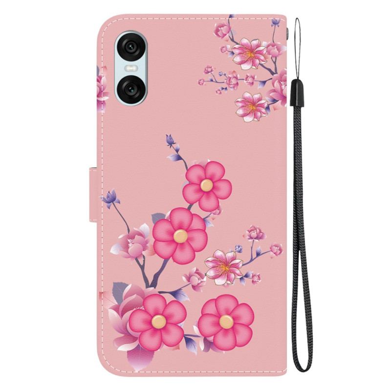 Etui Folio Sony Xperia 10 Vi Pasek Sakury Etui Ochronne