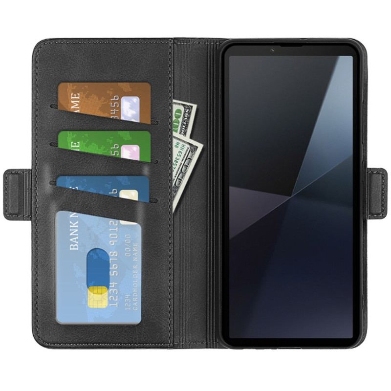 Etui Folio Sony Xperia 10 Vi Podwójne Zapięcie