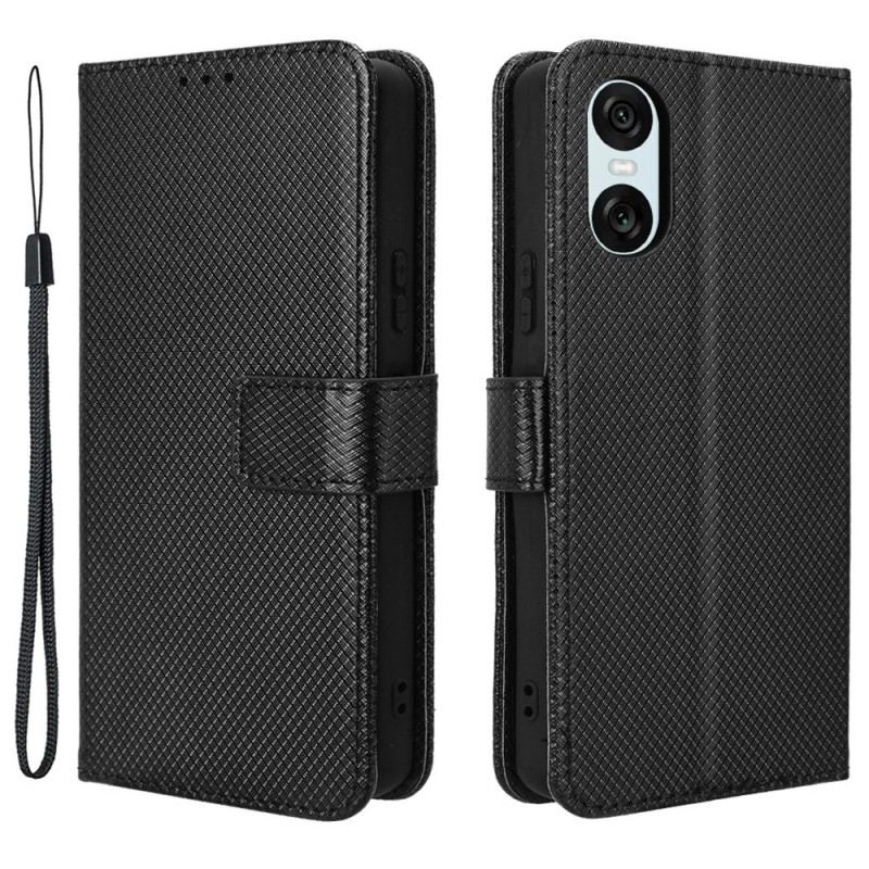 Etui Folio Sony Xperia 10 Vi Punkty Za Pasek Etui Ochronne