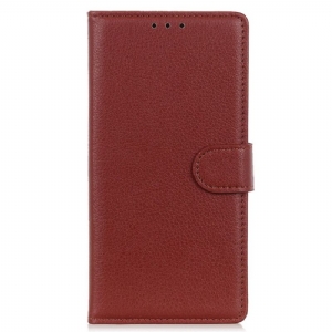 Etui Folio Sony Xperia 10 Vi Tradycyjna Imitacja Serca Etui Ochronne