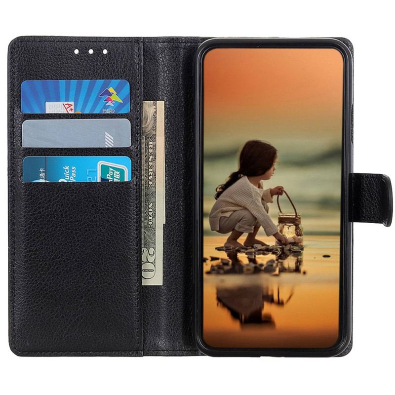 Etui Folio Sony Xperia 10 Vi Tradycyjna Imitacja Serca Etui Ochronne