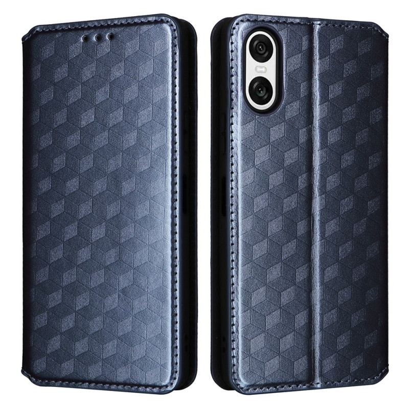 Flip Kotelot Sony Xperia 10 Vi Diamenty 3d Etui Ochronne