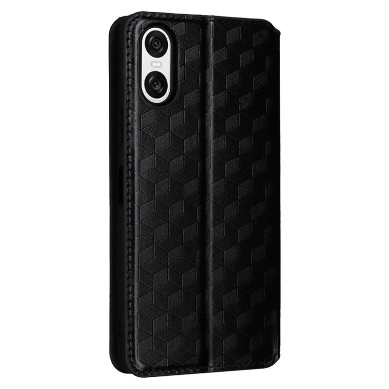 Flip Kotelot Sony Xperia 10 Vi Diamenty 3d Etui Ochronne