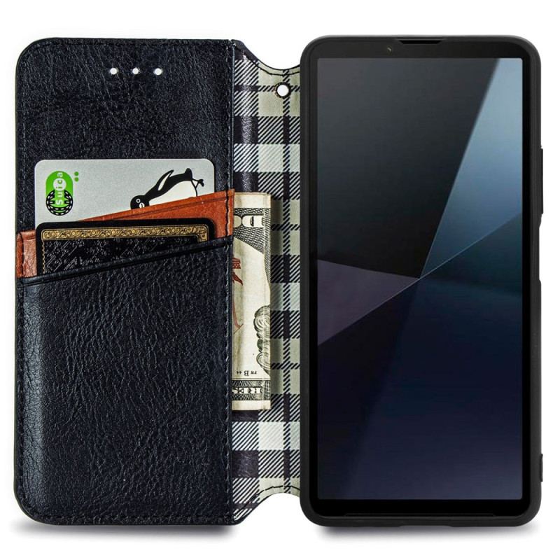 Flip Kotelot Sony Xperia 10 Vi Etui Na Telefon Fryz Vintage