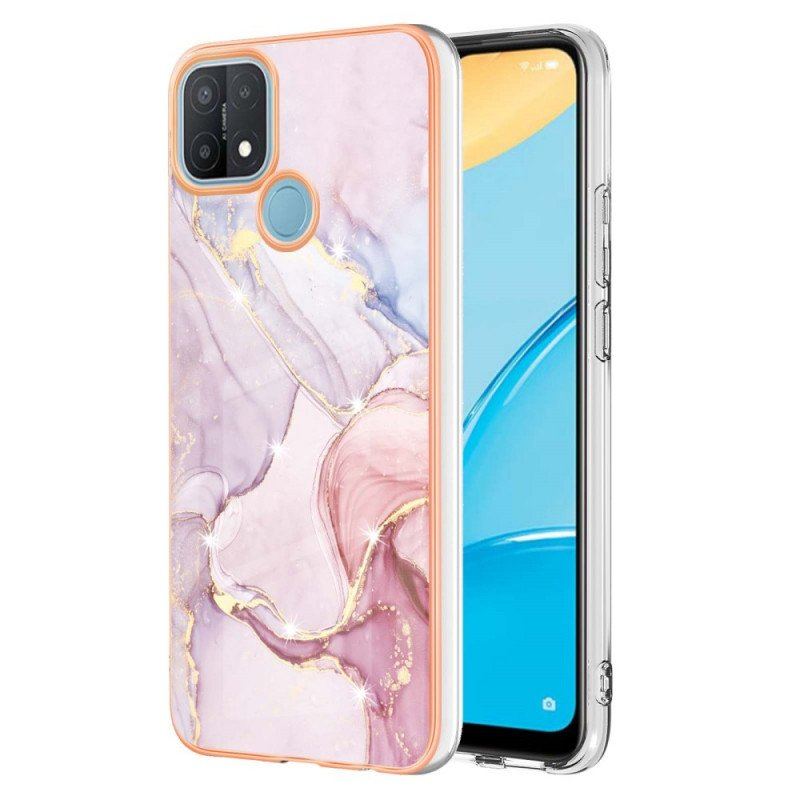 Etui do Oppo A15 Marmur