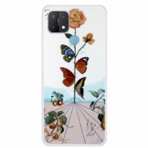 Etui do Oppo A15 Motyle Natury