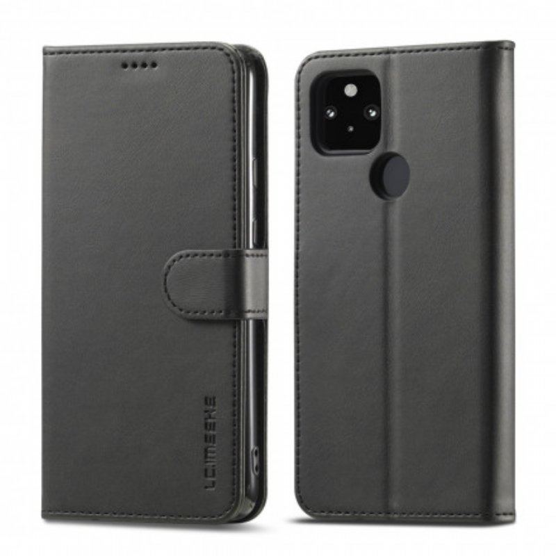 Etui Folio do Oppo A15 Lc.imeeke Efekt Skóry