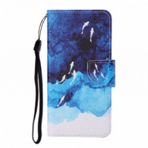 Etui Folio do Oppo A15 Morze Ze Stringami