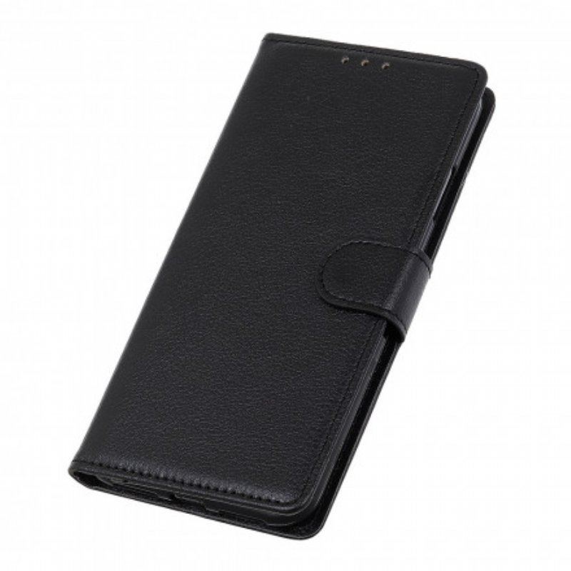 Etui Folio do Oppo A15 Sztuczna Skóra Liczi