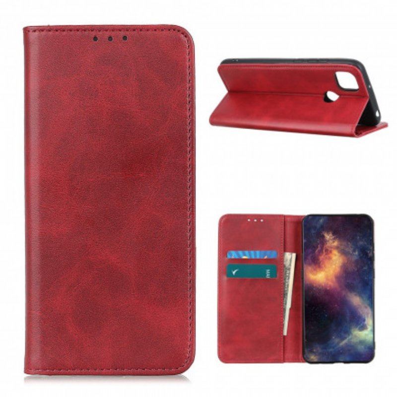 Etui Na Telefon do Oppo A15 Etui Folio Dwoina Skóry