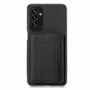 Etui do Samsung Galaxy M23 5G Anti-fall Uchwyt Na Karty Z Włókna Węglowego Stojak Funkcyjny