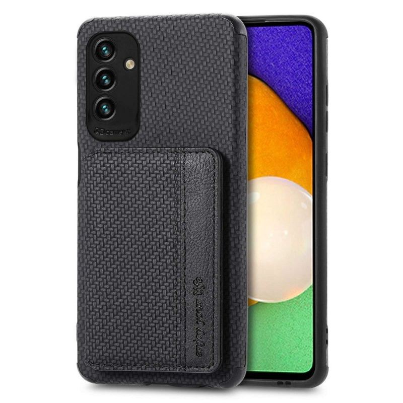 Etui do Samsung Galaxy M23 5G Anti-fall Uchwyt Na Karty Z Włókna Węglowego Stojak Funkcyjny