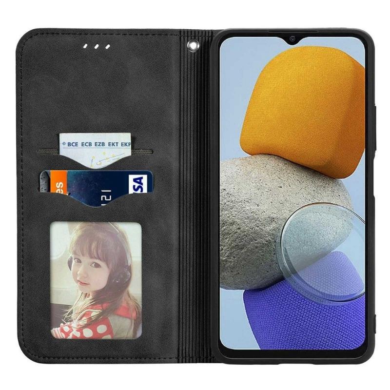 Etui Folio do Samsung Galaxy M23 5G Biznes Retro