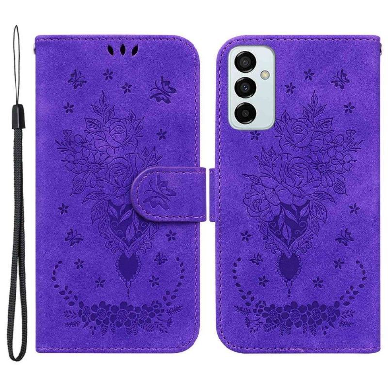 Etui Folio do Samsung Galaxy M23 5G Ilustracja Kwiat