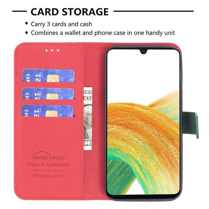 Etui Folio do Samsung Galaxy M23 5G Obrzeża Binfen Seria 9