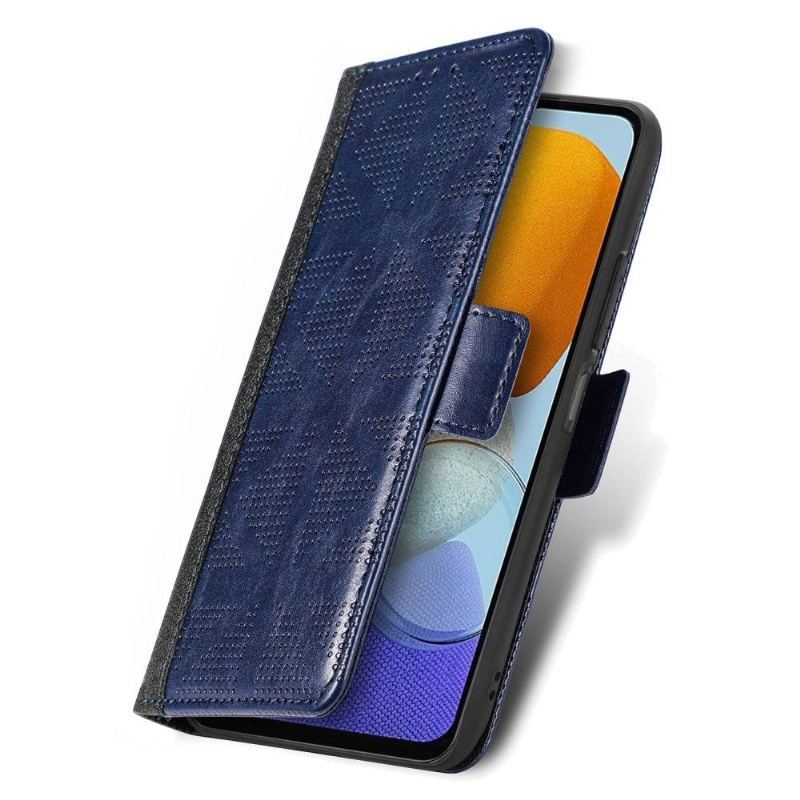 Etui Folio do Samsung Galaxy M23 5G Obrzeża Sztuczna Skóra Z Otworami