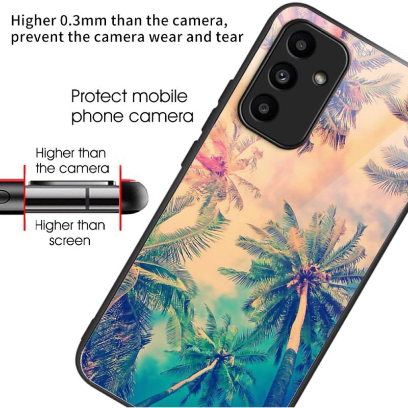 Etui Do Samsung Galaxy A15 Szkło Hartowane W Kształcie Palmy