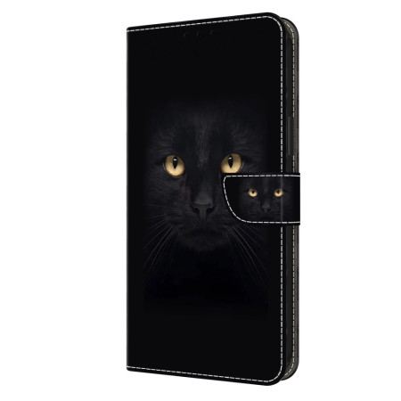 Etui Folio Samsung Galaxy A15 CZarny Kot Etui Ochronne