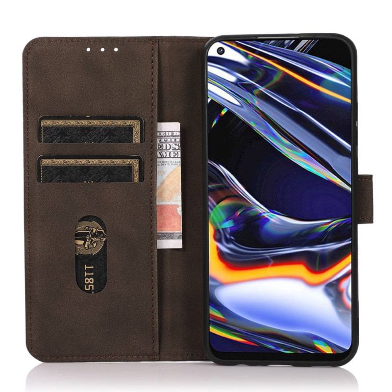 Etui Folio Samsung Galaxy A15 Efekt Skóry Khazneh Etui Ochronne