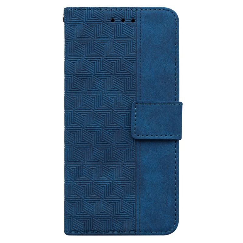 Etui Folio Samsung Galaxy A15 Wzór Tkanego Paska