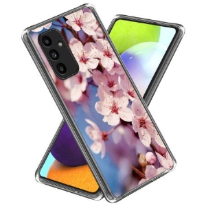 Etui Samsung Galaxy A15 Kwiaty Brzoskwini Etui Ochronne