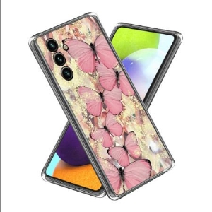 Etui Samsung Galaxy A15 Różowe Motyle