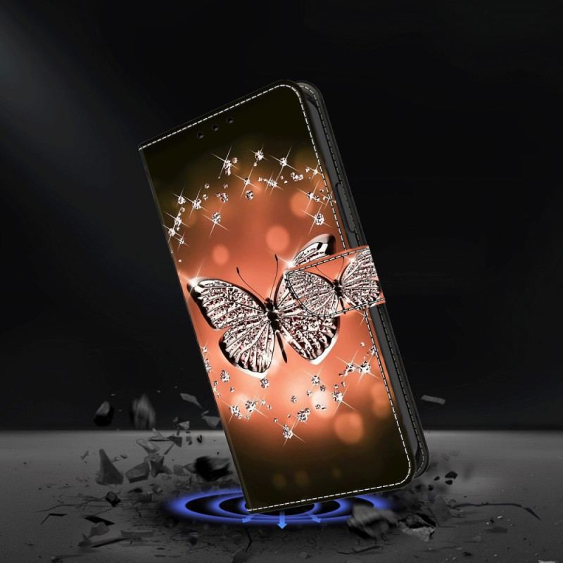 Pokrowce Samsung Galaxy A15 Kryształowy Motyl