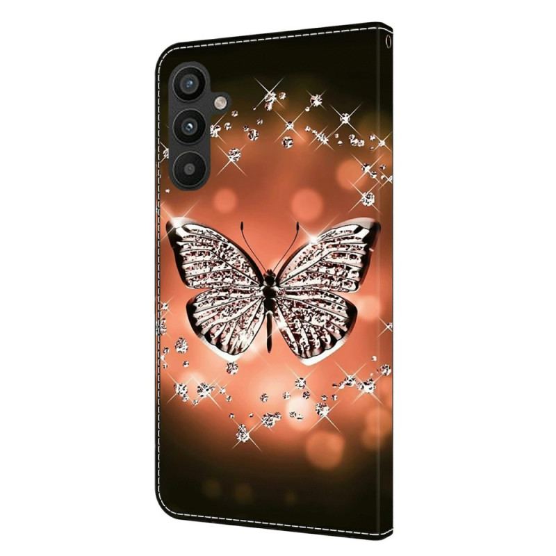 Pokrowce Samsung Galaxy A15 Kryształowy Motyl