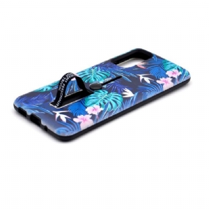 Etui do Samsung Galaxy S10 Lite Tropikalne Liście Funkcja Wsparcia