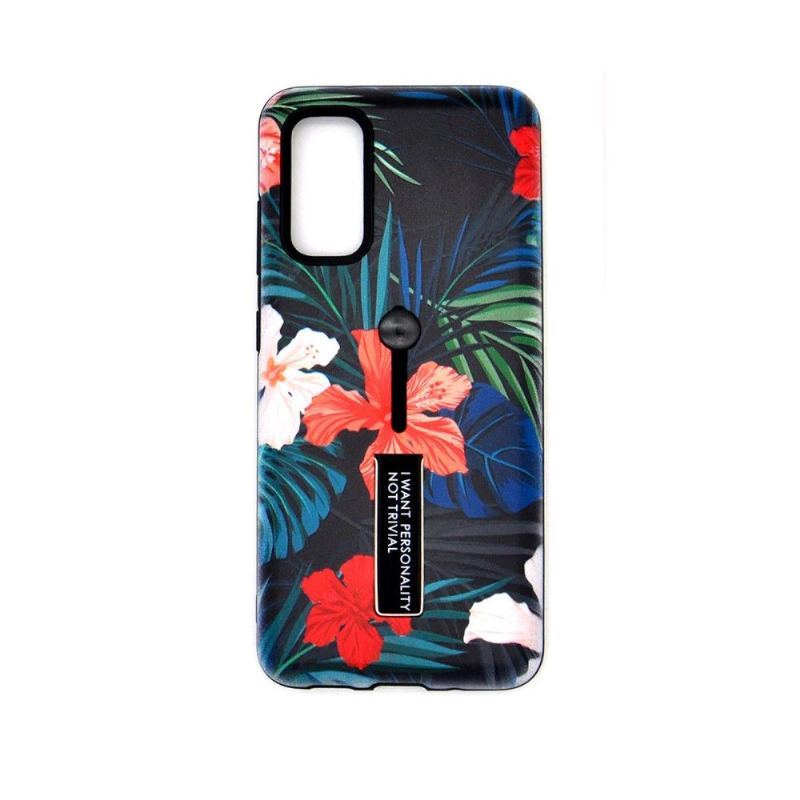 Etui do Samsung Galaxy S10 Lite Tropikalne Liście Funkcja Wsparcia