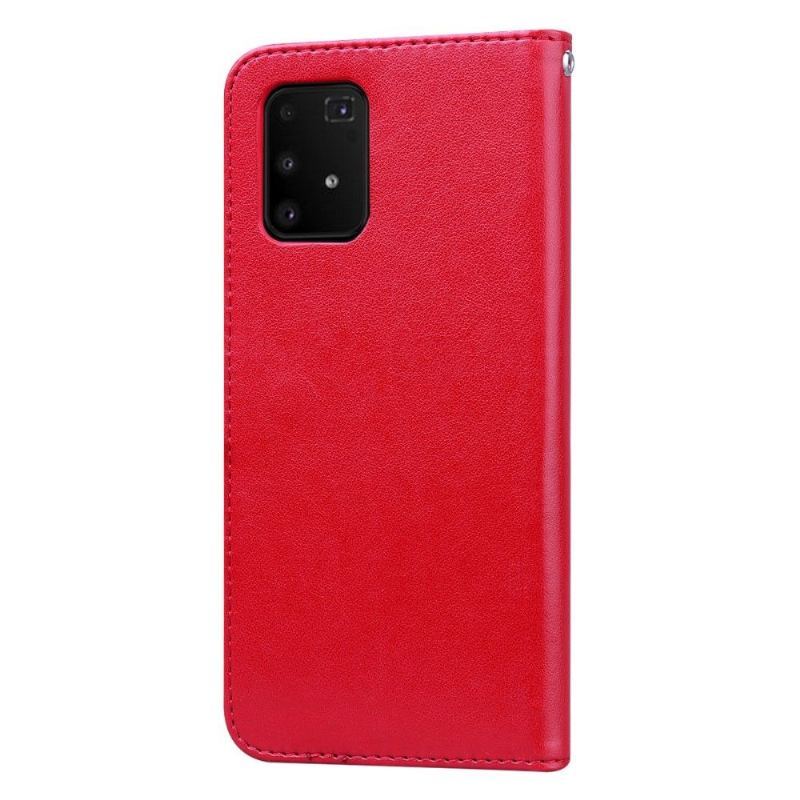 Etui Folio do Samsung Galaxy S10 Lite Classic Imitacja Skóry Wzór Róży