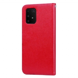 Etui Folio do Samsung Galaxy S10 Lite Classic Imitacja Skóry Wzór Róży