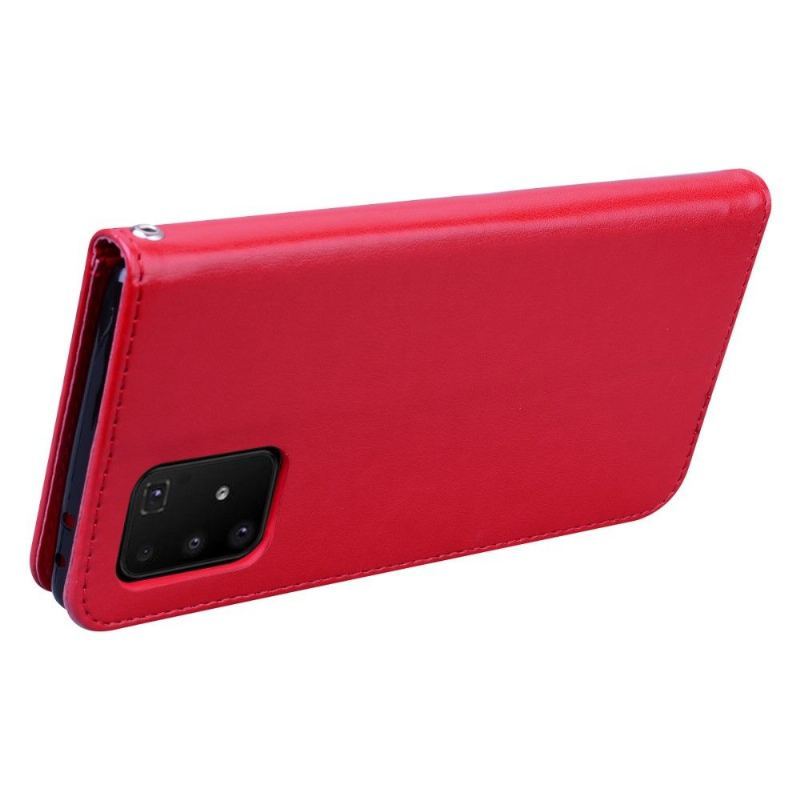 Etui Folio do Samsung Galaxy S10 Lite Classic Imitacja Skóry Wzór Róży