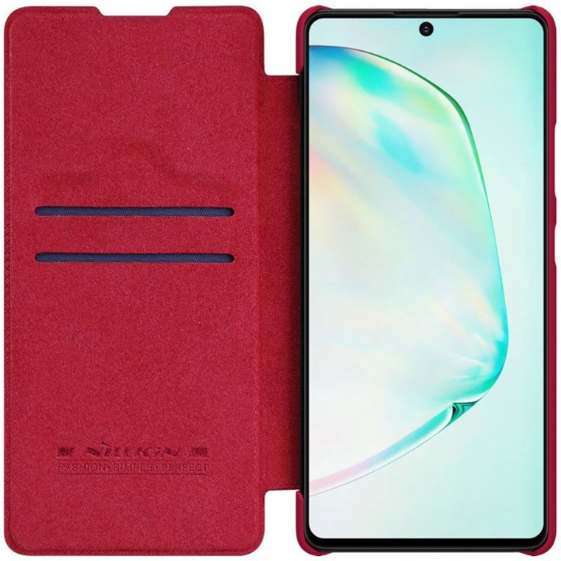 Etui Folio do Samsung Galaxy S10 Lite Classic Seria Qin Ze Sztucznej Skóry