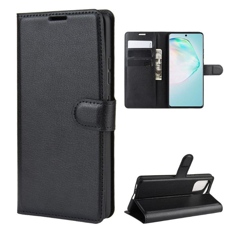 Etui Folio do Samsung Galaxy S10 Lite Portfel Efekt Skóry