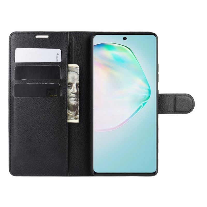 Etui Folio do Samsung Galaxy S10 Lite Portfel Efekt Skóry