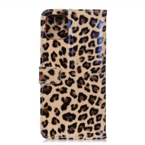 Skórzany Futerał do Samsung Galaxy S10 Lite Leopard