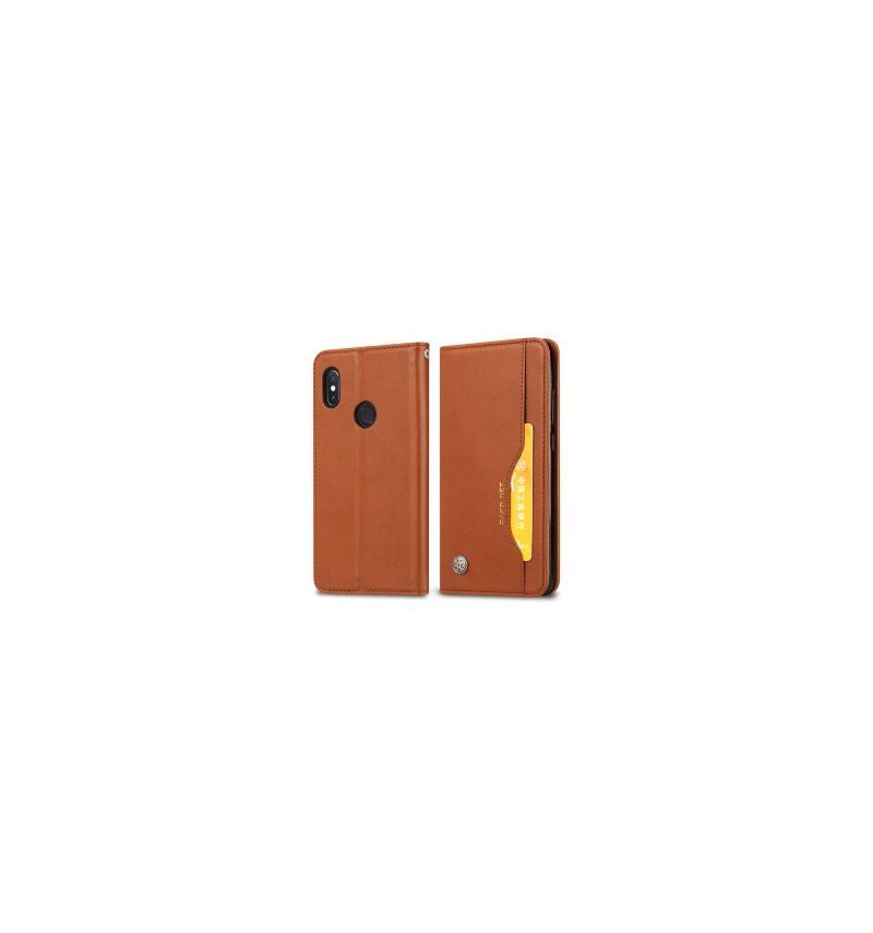 Etui Folio do Xiaomi Redmi Note 6 Pro Portfel Skórzany Pokrowiec Na Stojak