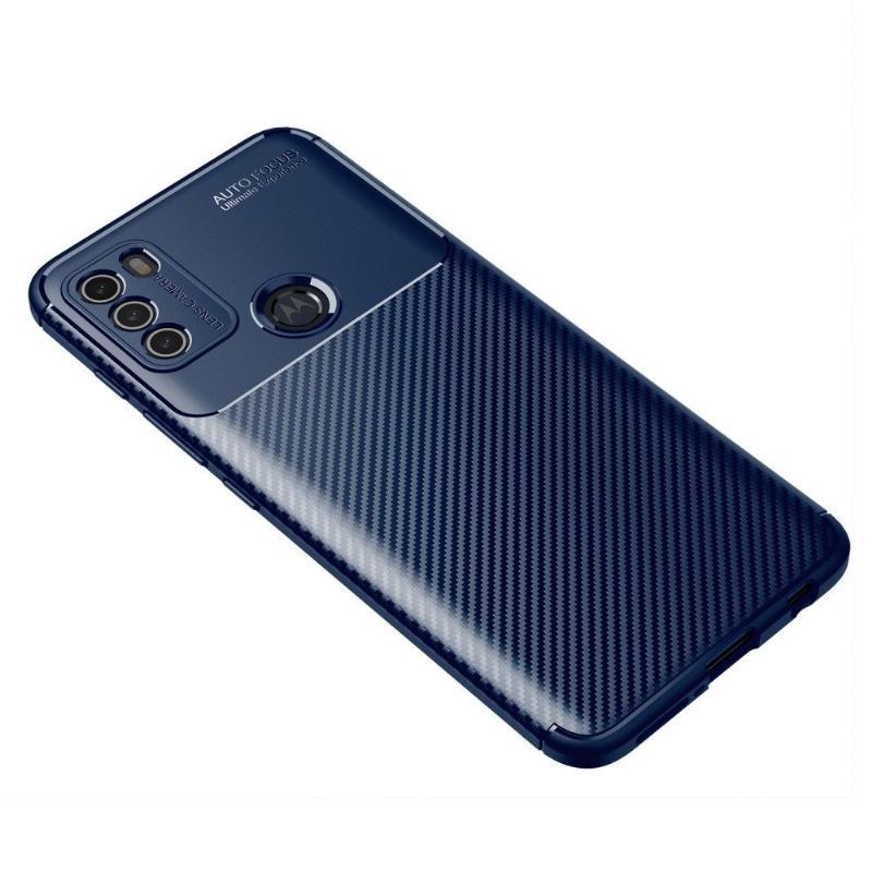 Etui do Motorola Moto G50 Styl Włókna Węglowego