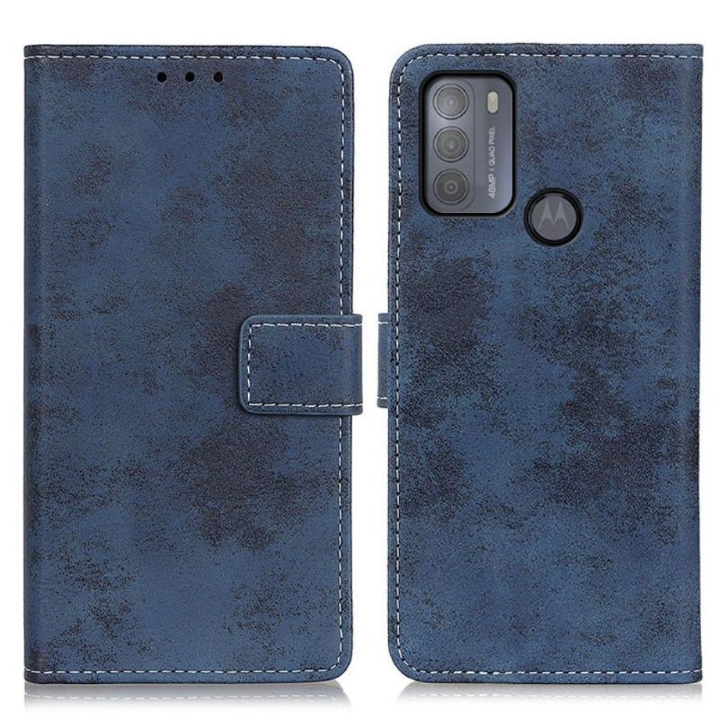 Etui Folio do Motorola Moto G50 Cyrius Faux Leather Vintage