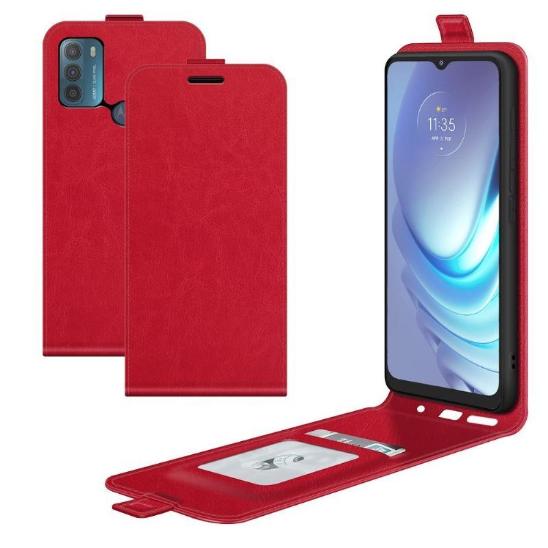 Etui Folio do Motorola Moto G50 Skórzany Futerał Ze Sztucznej Skóry W Pionie