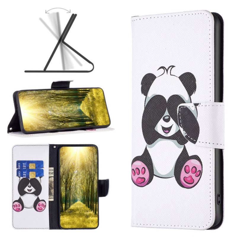 Etui Folio Do Poco X6 5g Mała Panda