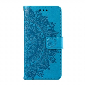 Etui Folio Do Poco X6 5g Mandala Słońce Z Paskiem