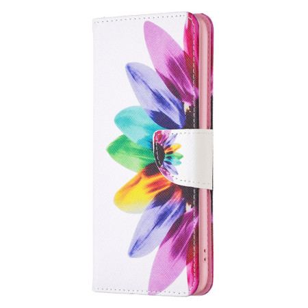 Etui Folio Poco X6 5g Akwarela Kwiat