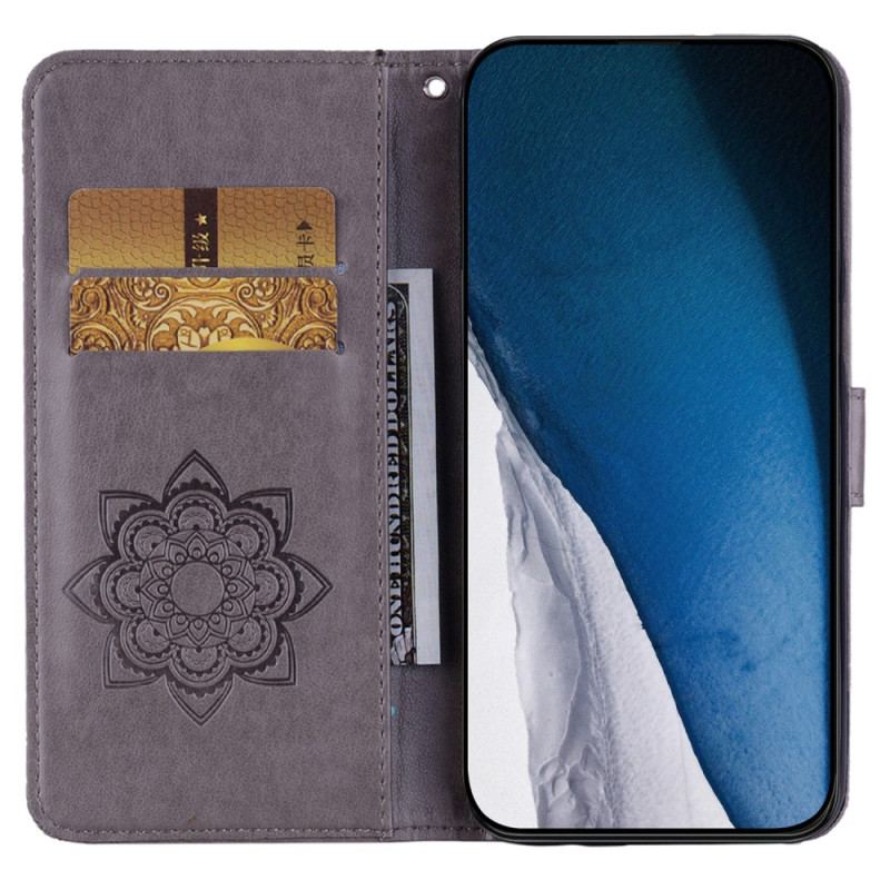 Etui Folio Poco X6 5g Fantazyjna Sowa Z Paskiem Etui Ochronne