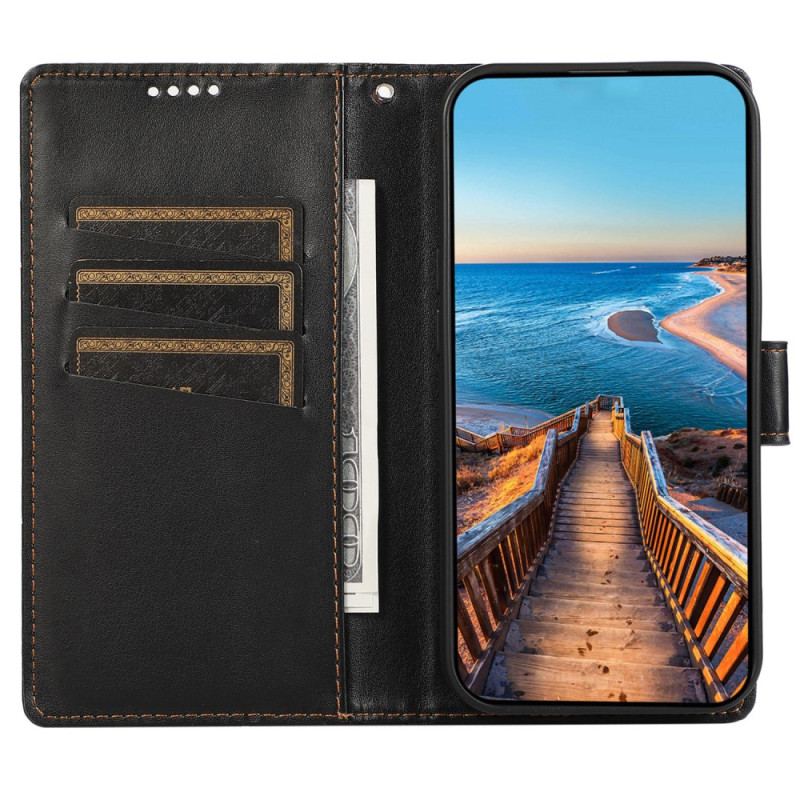 Etui Folio Poco X6 5g Linie Z Paskiem