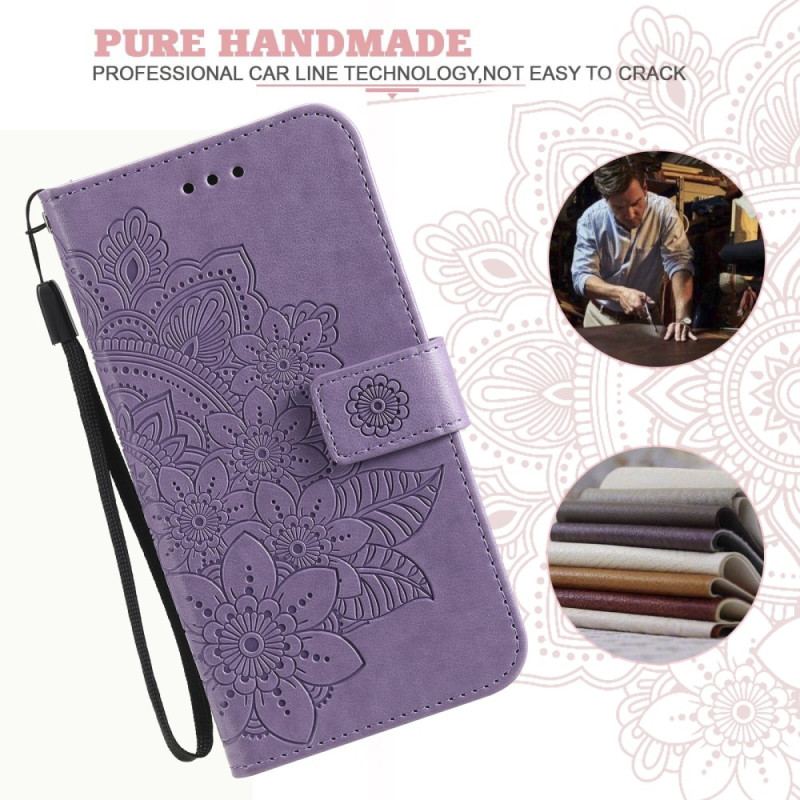 Etui Folio Poco X6 5g Mandala Ze Smyczą